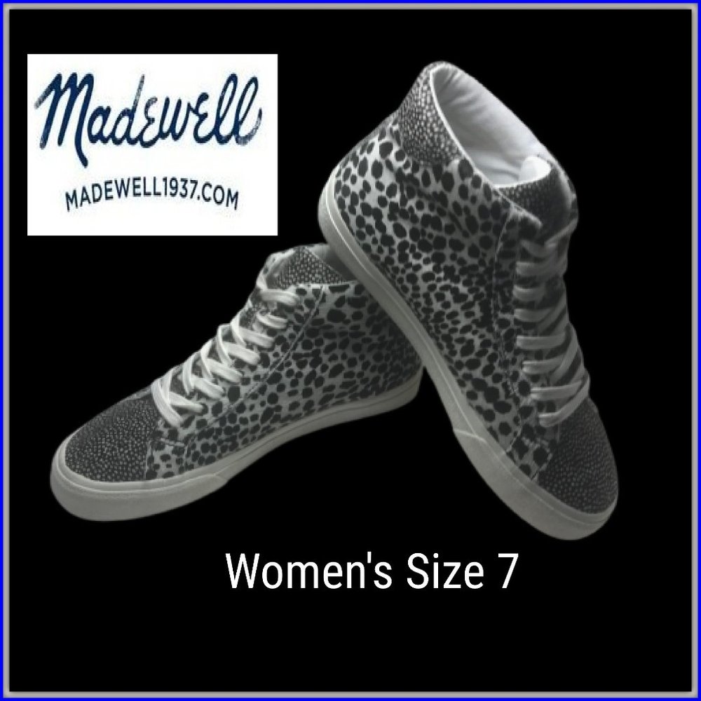 Madewell  Hi-Top Women's Sneaker, Size 7